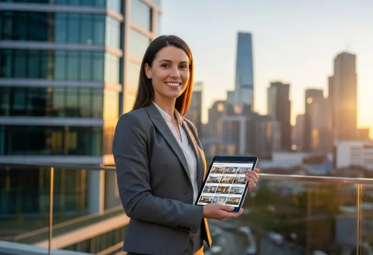 agent immobilier confiant