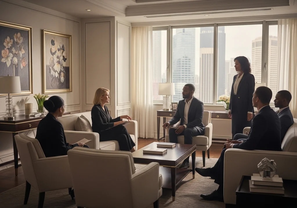 agent immobilier luxe