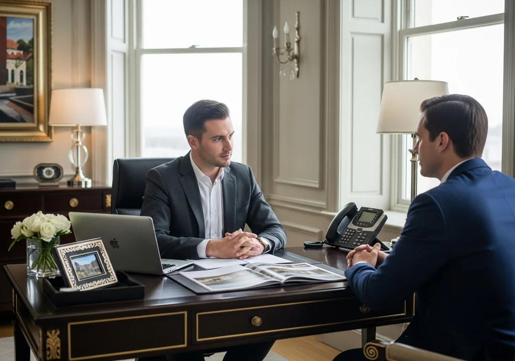 agent immobilier luxe