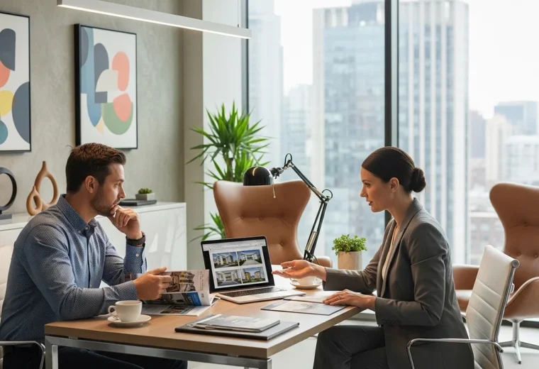 bureau immobilier agent client
