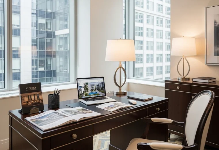 bureau immobilier luxe
