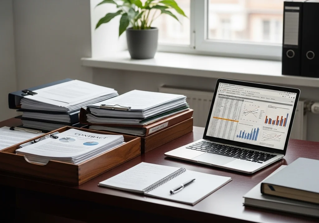 bureau organisé documents