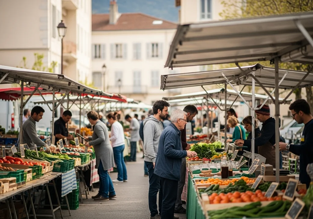 marché local Grenoble