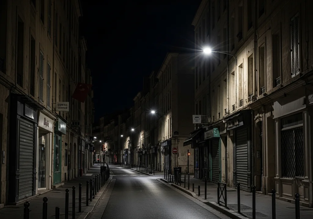 marseille rue nocturne isolation