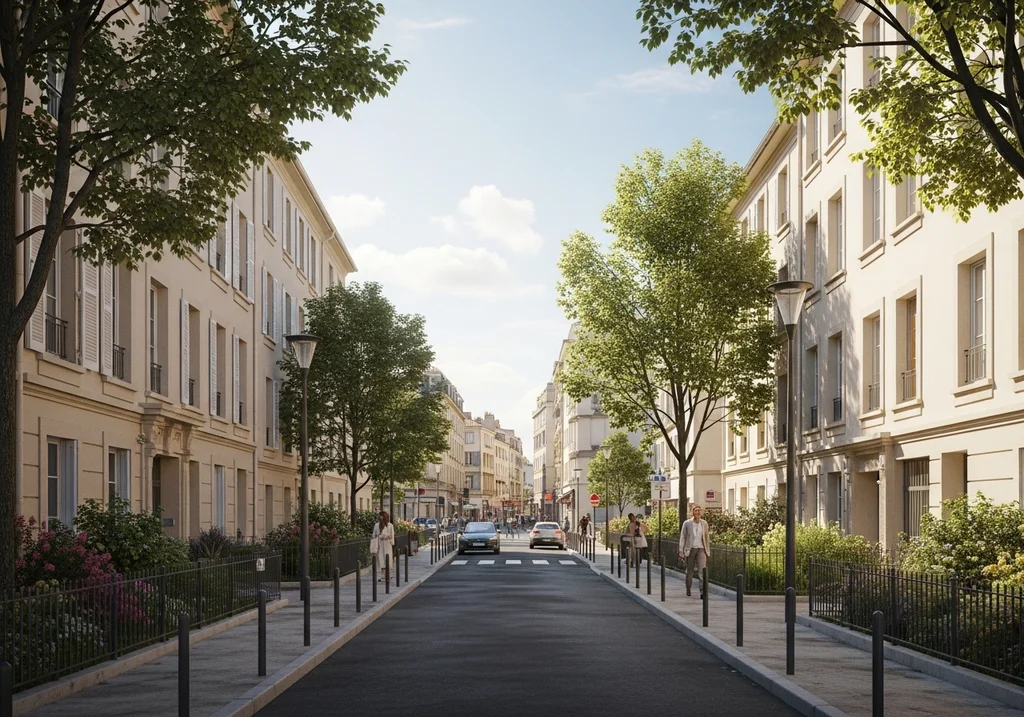 rue résidentielle nîmes