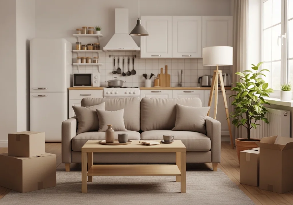 salon confortable appartement