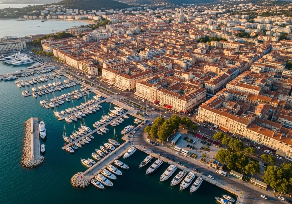 toulon vue aerienne architecture